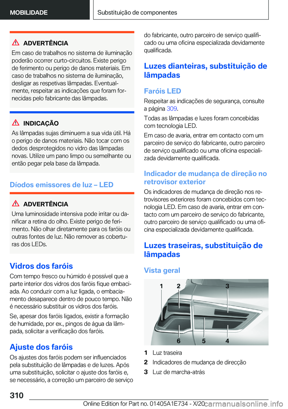BMW X2 2021  Manual do condutor (in Portuguese) �A�D�V�E�R�T�