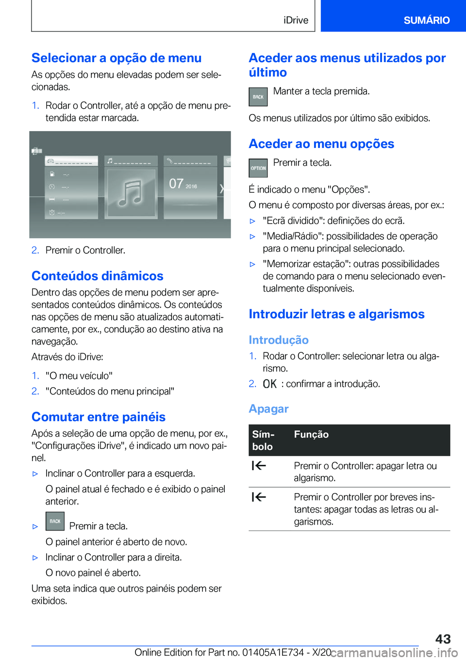 BMW X2 2021  Manual do condutor (in Portuguese) �S�e�l�e�c�i�o�n�a�r��a��o�p�