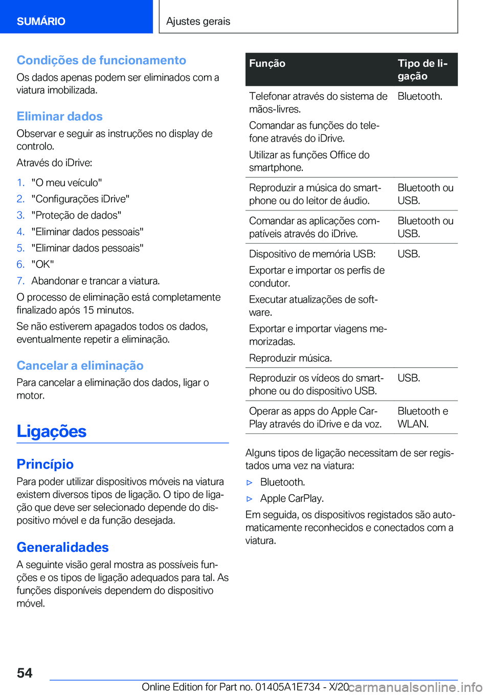 BMW X2 2021  Manual do condutor (in Portuguese) �C�o�n�d�i�