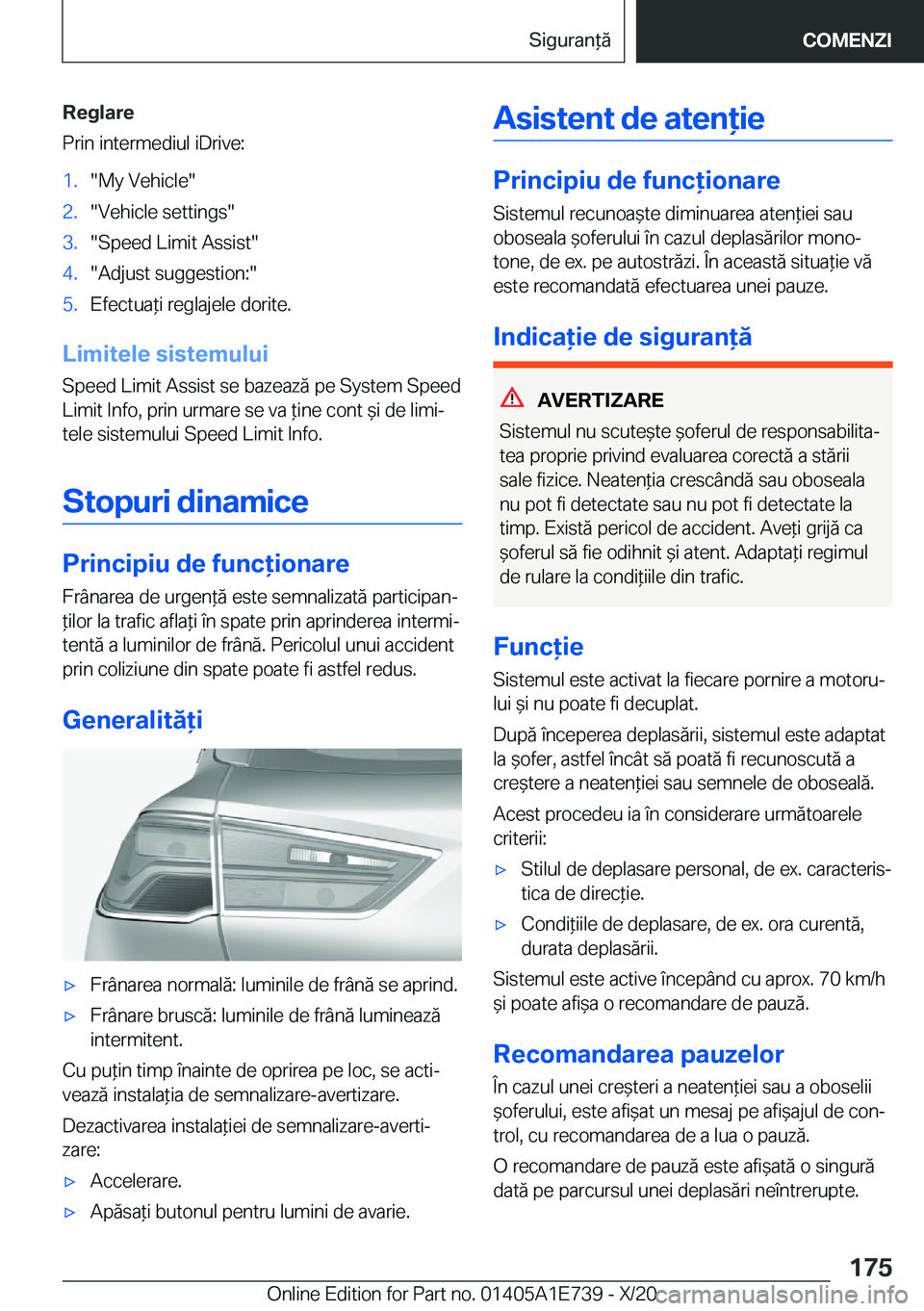 BMW X2 2021  Ghiduri De Utilizare (in Romanian) �R�e�g�l�a�r�e
�P�r�i�n��i�n�t�e�r�m�e�d�i�u�l��i�D�r�i�v�e�:�1�.��M�y��V�e�h�i�c�l�e��2�.��V�e�h�i�c�l�e��s�e�t�t�i�n�g�s��3�.��S�p�e�e�d��L�i�m�i�t��A�s�s�i�s�t��4�.��A�d�j�u�s�t��s�u�