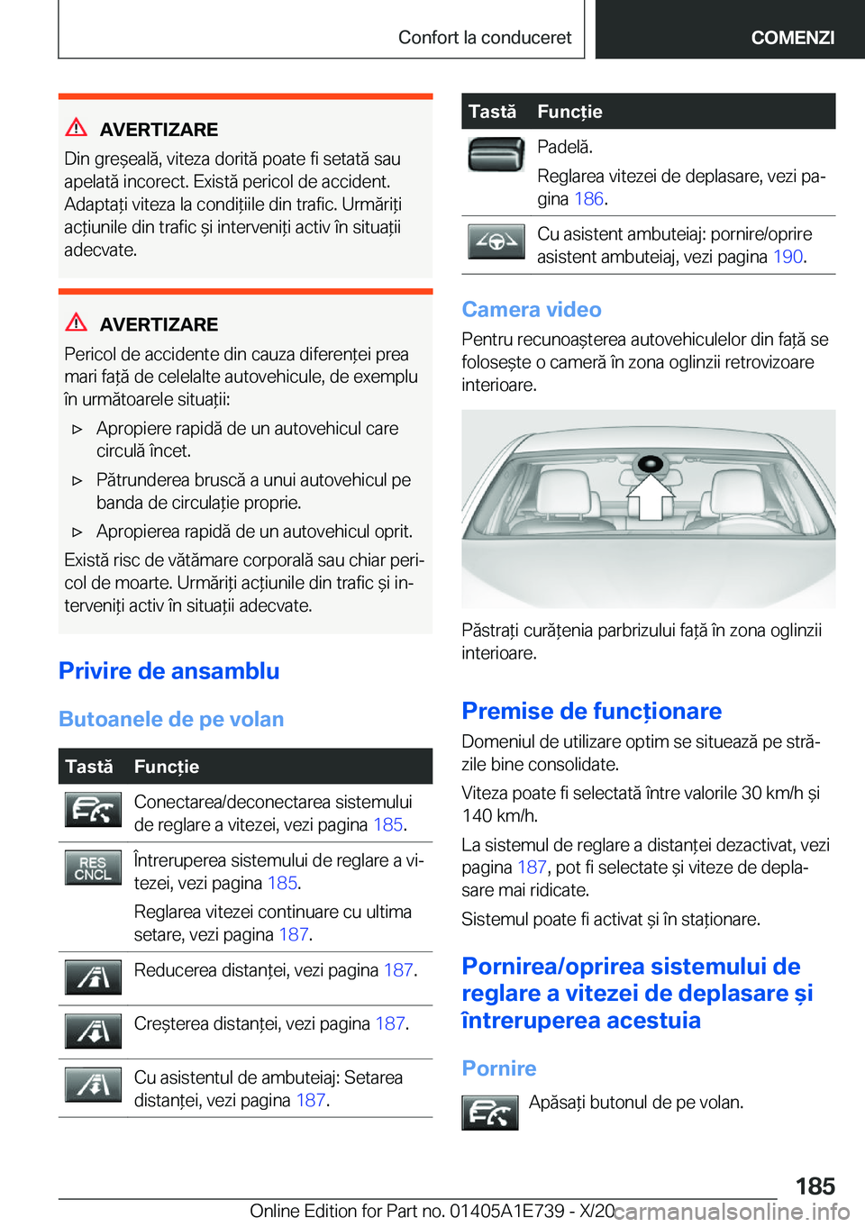 BMW X2 2021  Ghiduri De Utilizare (in Romanian) �A�V�E�R�T�I�Z�A�R�E
�D�i�n��g�r�e&�e�a�l�