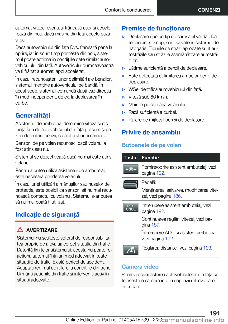 BMW X2 2021  Ghiduri De Utilizare (in Romanian) �a�u�t�o�m�a�t��v�i�t�e�z�a�,��e�v�e�n�t�u�a�l��f�r�