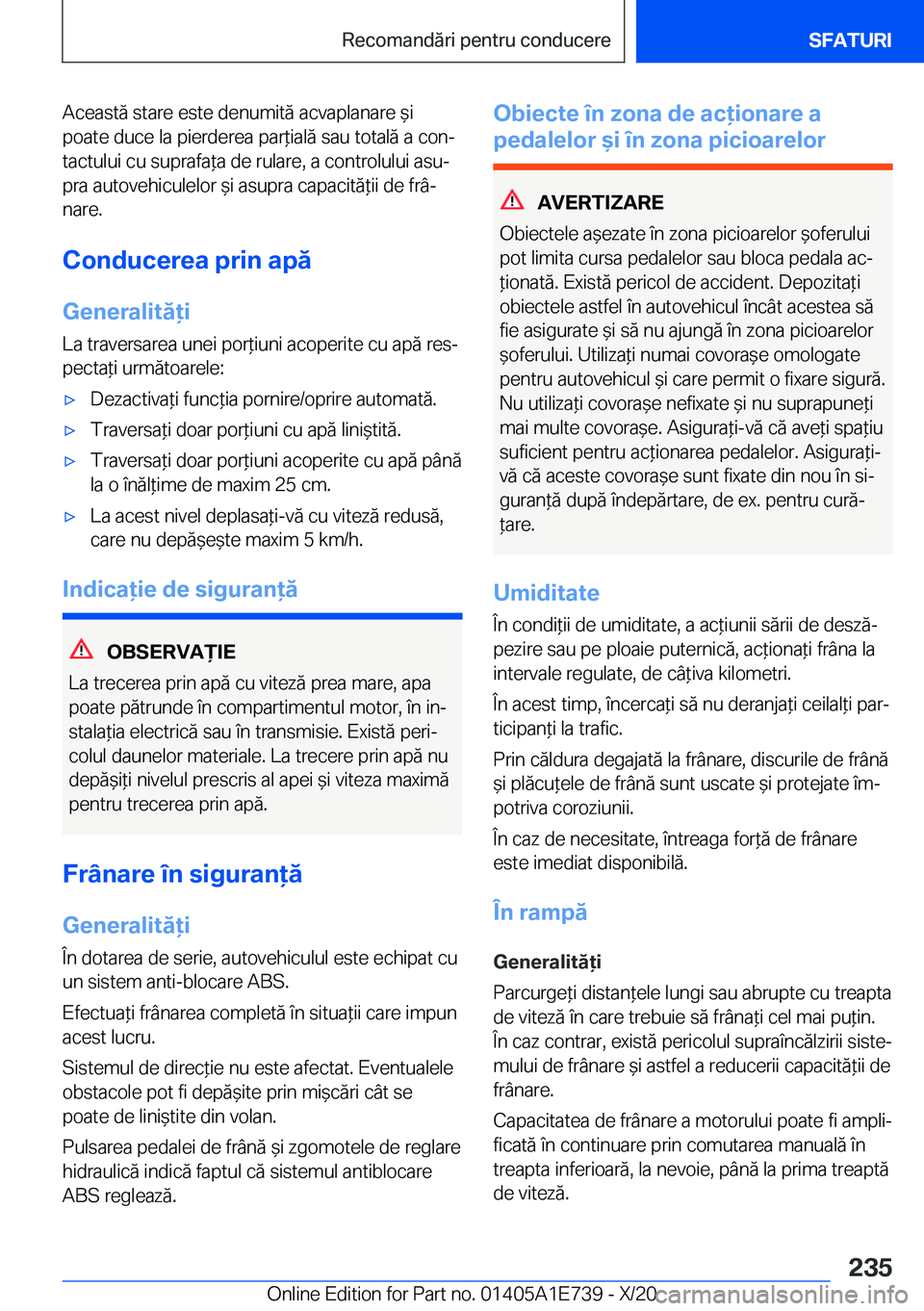 BMW X2 2021  Ghiduri De Utilizare (in Romanian) �A�c�e�a�s�t�