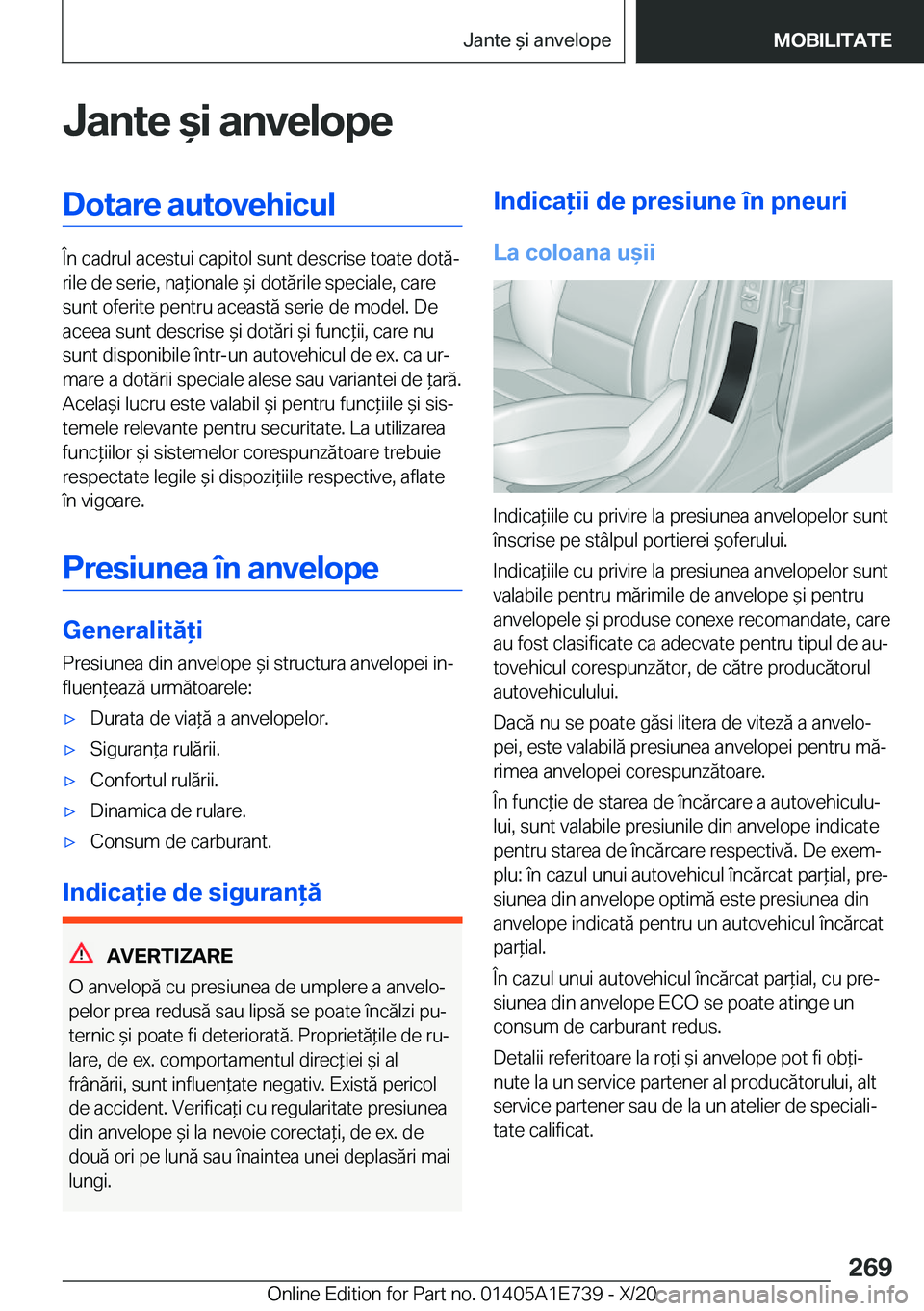 BMW X2 2021  Ghiduri De Utilizare (in Romanian) �J�a�n�t�e�&�i��a�n�v�e�l�o�p�e�D�o�t�a�r�e��a�u�t�o�v�e�h�i�c�u�l
�