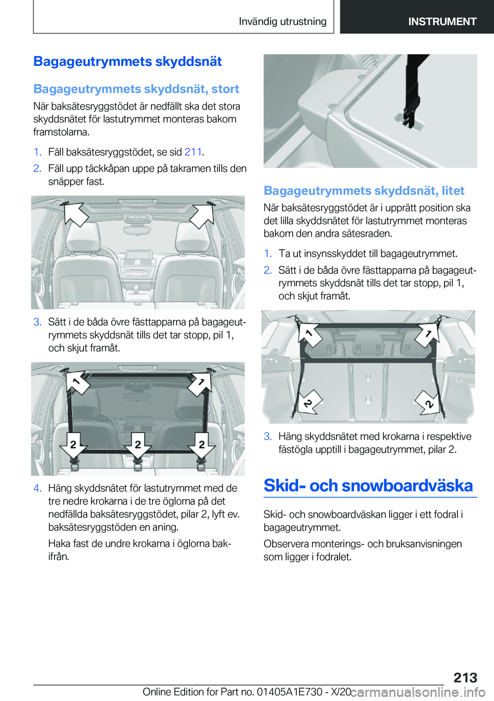 BMW X2 2021  InstruktionsbÖcker (in Swedish) �B�a�g�a�g�e�u�t�r�y�m�m�e�t�s��s�k�y�d�d�s�n�ä�t
�B�a�g�a�g�e�u�t�r�y�m�m�e�t�s��s�k�y�d�d�s�n�ä�t�,��s�t�o�r�t �N�ä�r��b�a�k�s�ä�t�e�s�r�y�g�g�s�t�