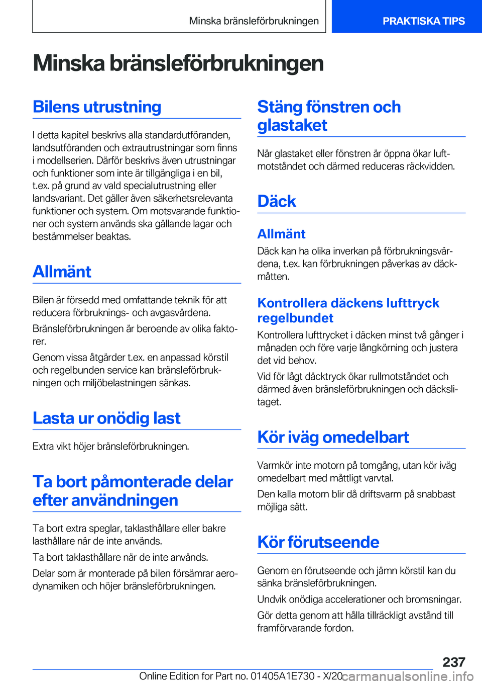 BMW X2 2021  InstruktionsbÖcker (in Swedish) �M�i�n�s�k�a��b�r�ä�n�s�l�e�f�
