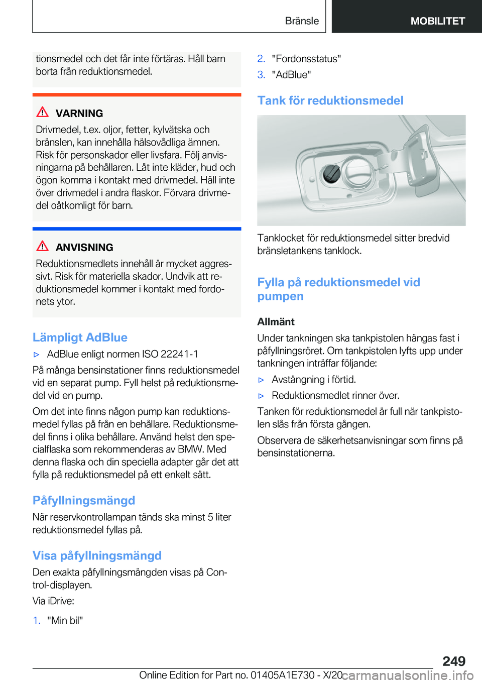 BMW X2 2021  InstruktionsbÖcker (in Swedish) �t�i�o�n�s�m�e�d�e�l��o�c�h��d�e�t��f�å�r��i�n�t�e��f�