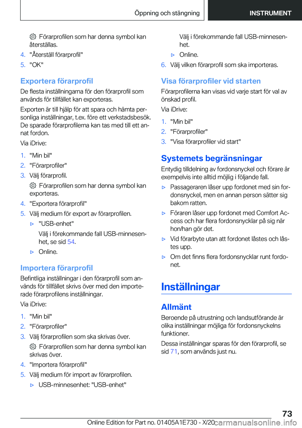BMW X2 2021  InstruktionsbÖcker (in Swedish) ���F�