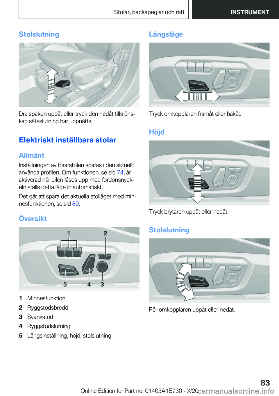 BMW X2 2021  InstruktionsbÖcker (in Swedish) �S�t�o�l�s�l�u�t�n�i�n�g
�D�r�a��s�p�a�k�e�n��u�p�p�å�t��e�l�l�e�r��t�r�y�c�k��d�e�n��n�e�d�å�t��t�i�l�l�s��