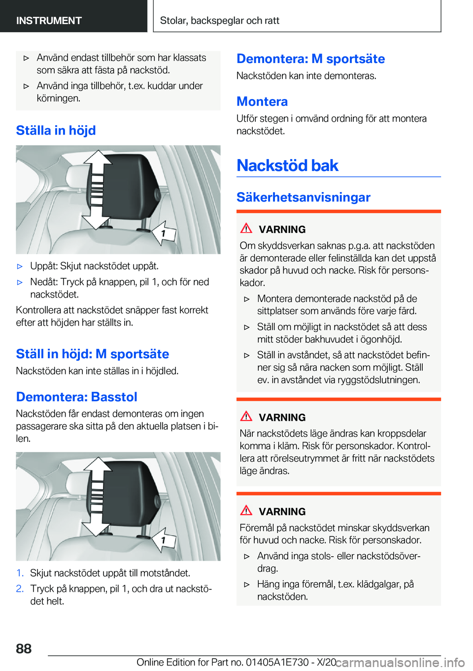 BMW X2 2021  InstruktionsbÖcker (in Swedish) x�A�n�v�ä�n�d��e�n�d�a�s�t��t�i�l�l�b�e�h�