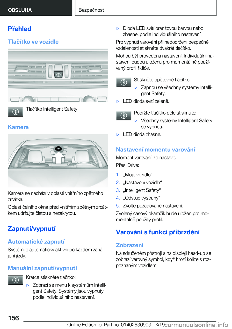 BMW X2 2020  Návod na použití (in Czech) �P�e�h�l�e�d
�T�l�a�č�