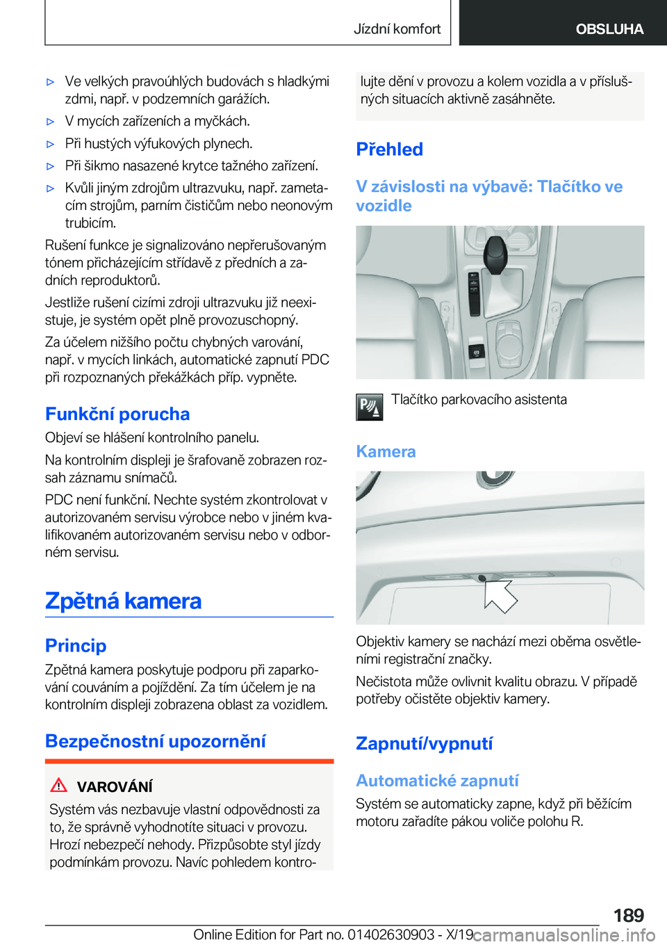 BMW X2 2020  Návod na použití (in Czech) x�V�e��v�e�l�k�ý�c�h��p�r�a�v�o�