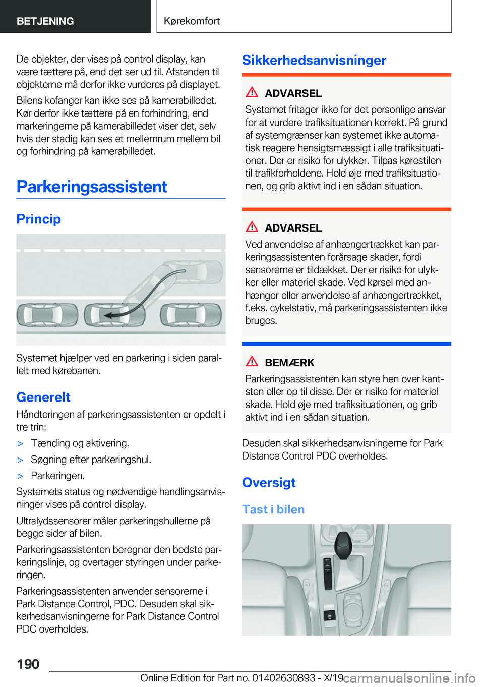 BMW X2 2020  InstruktionsbØger (in Danish) �D�e��o�b�j�e�k�t�e�r�,��d�e�r��v�i�s�e�s��p�å��c�o�n�t�r�o�l��d�i�s�p�l�a�y�,��k�a�n
�v�æ�r�e��t�æ�t�t�e�r�e��p�å�,��e�n�d��d�e�t��s�e�r��u�d��t�i�l�.��A�f�s�t�a�n�d�e�n��t�i�l
�o