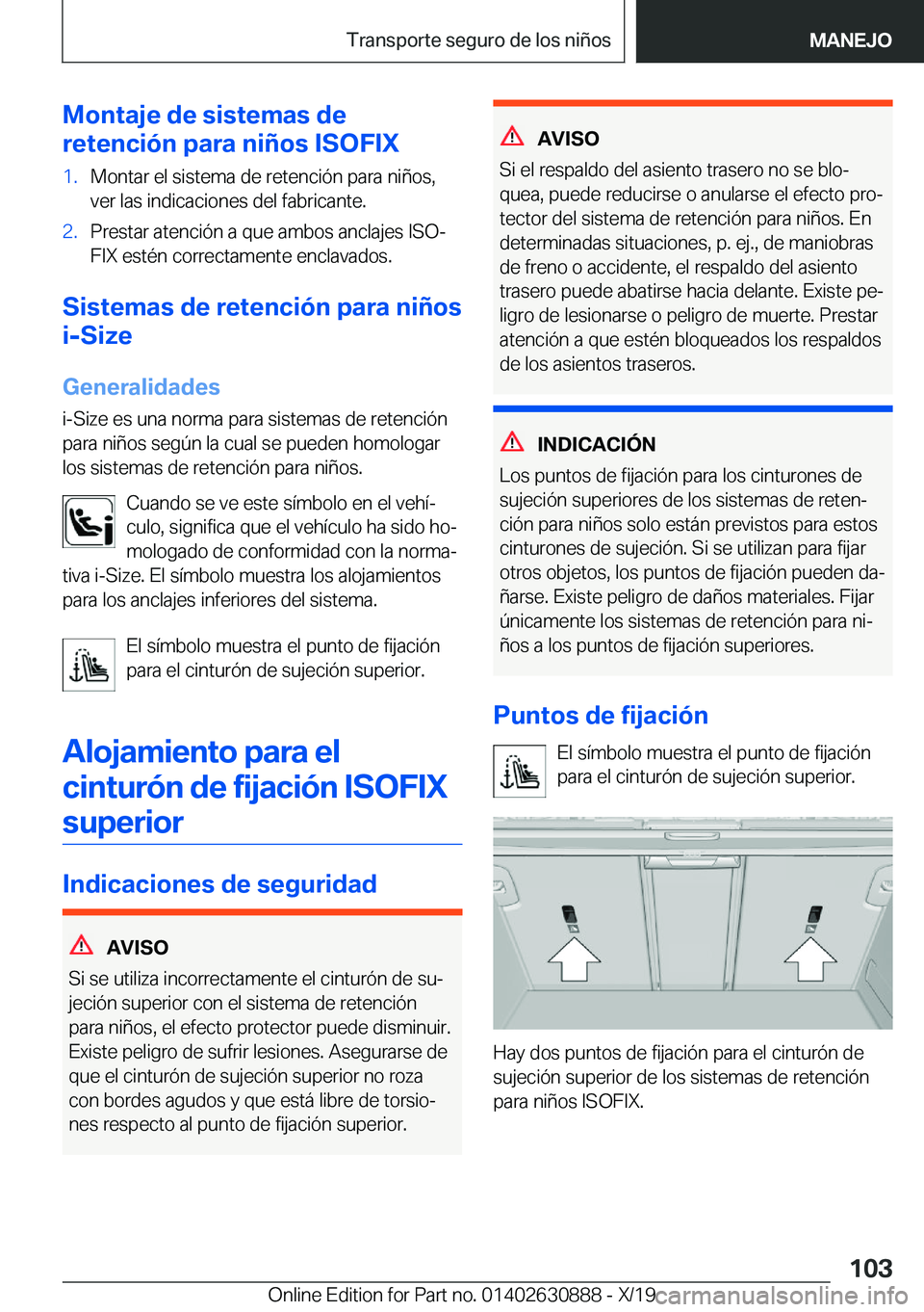 BMW X2 2020  Manuales de Empleo (in Spanish) �M�o�n�t�a�j�e��d�e��s�i�s�t�e�m�a�s��d�e
�r�e�t�e�n�c�i�
