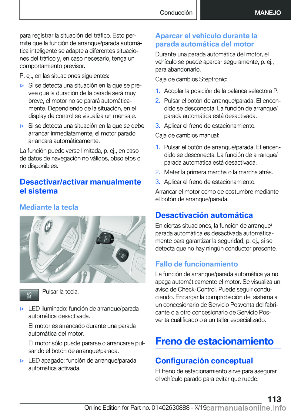 BMW X2 2020  Manuales de Empleo (in Spanish) �p�a�r�a��r�e�g�i�s�t�r�a�r��l�a��s�i�t�u�a�c�i�