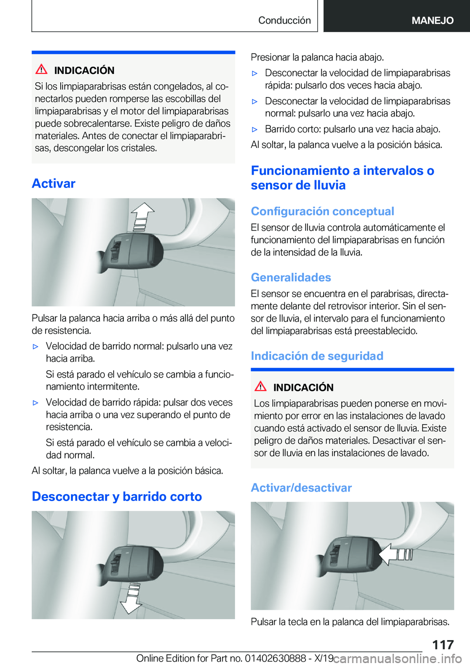BMW X2 2020  Manuales de Empleo (in Spanish) �I�N�D�I�C�A�C�I�