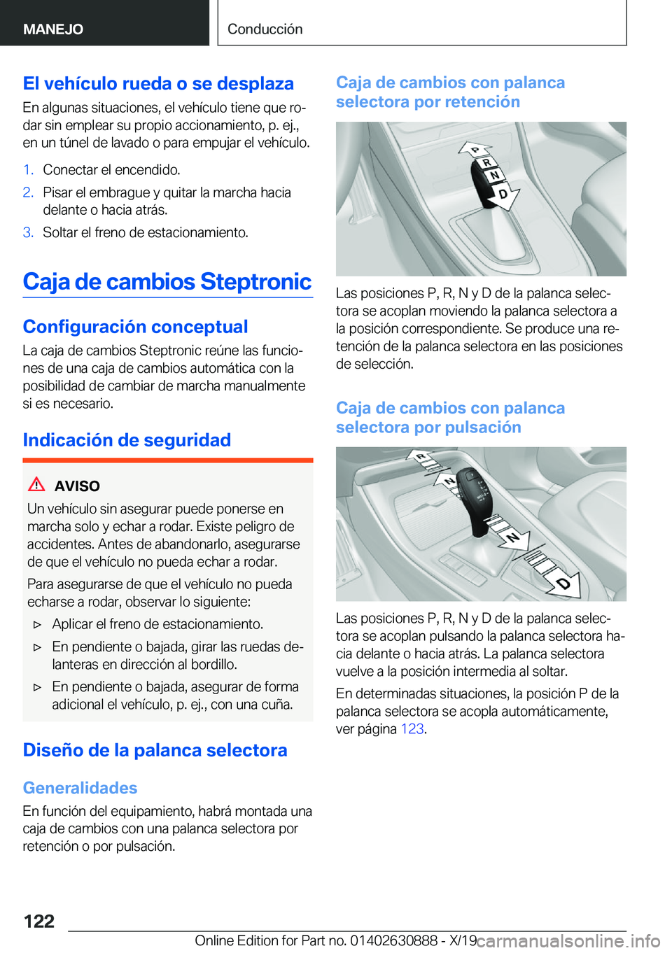 BMW X2 2020  Manuales de Empleo (in Spanish) �E�l��v�e�h�
