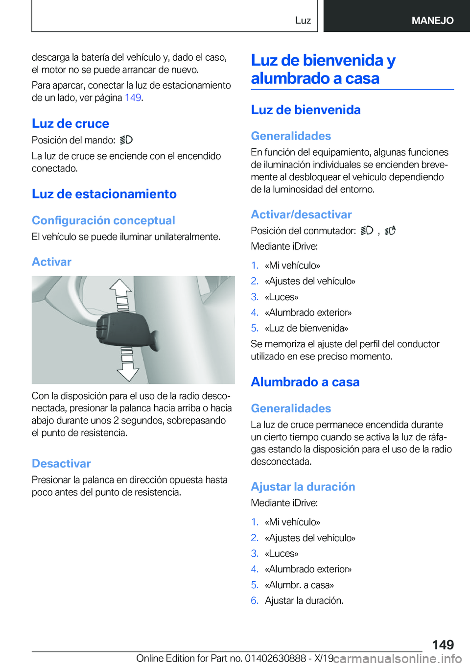 BMW X2 2020  Manuales de Empleo (in Spanish) �d�e�s�c�a�r�g�a��l�a��b�a�t�e�r�