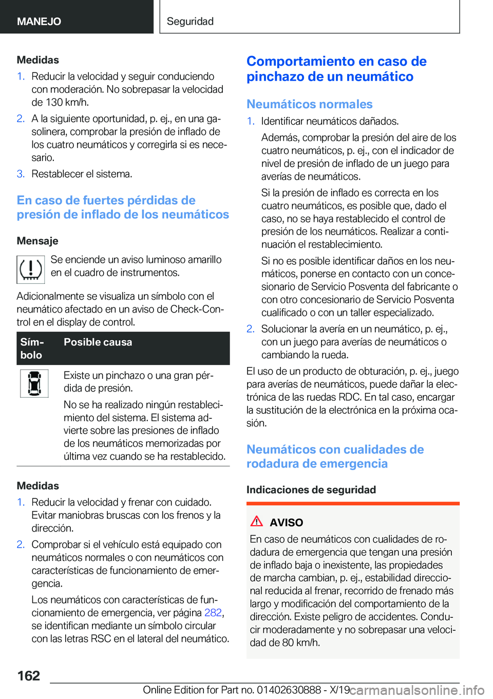 BMW X2 2020  Manuales de Empleo (in Spanish) �M�e�d�i�d�a�s�1�.�R�e�d�u�c�i�r��l�a��v�e�l�o�c�i�d�a�d��y��s�e�g�u�i�r��c�o�n�d�u�c�i�e�n�d�o
�c�o�n��m�o�d�e�r�a�c�i�