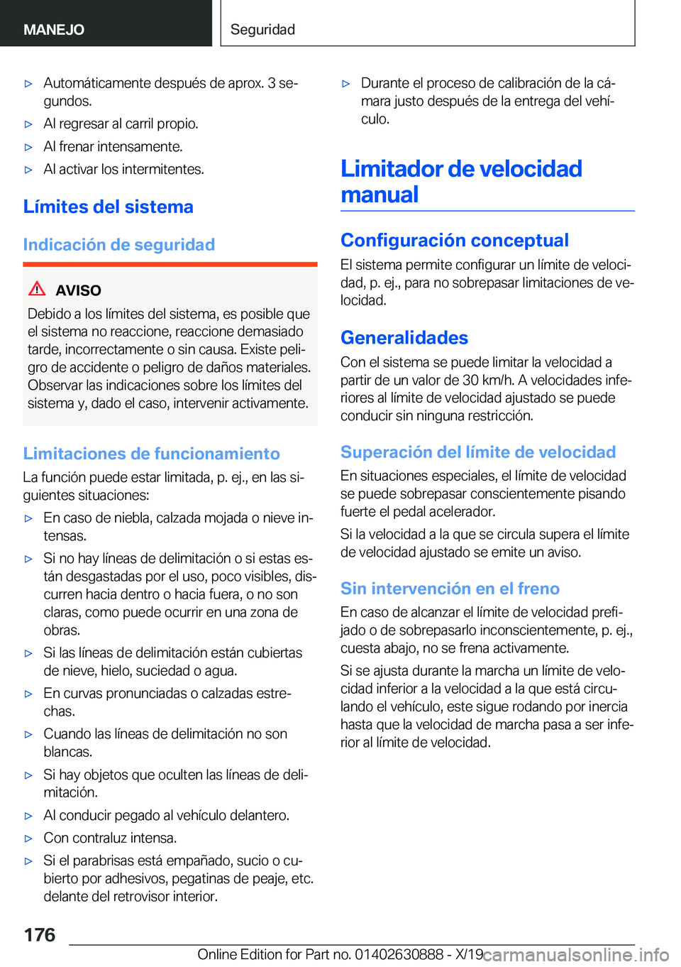 BMW X2 2020  Manuales de Empleo (in Spanish) x�A�u�t�o�m�
