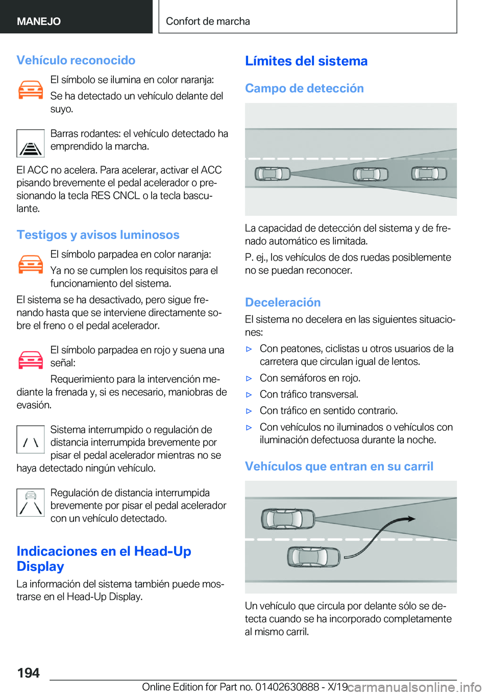 BMW X2 2020  Manuales de Empleo (in Spanish) �V�e�h�