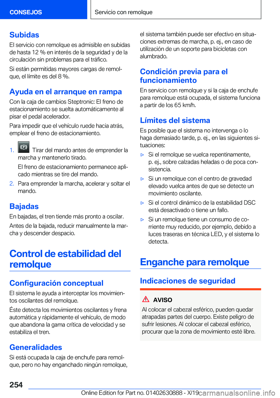 BMW X2 2020  Manuales de Empleo (in Spanish) �S�u�b�i�d�a�s
�E�l��s�e�r�v�i�c�i�o��c�o�n��r�e�m�o�l�q�u�e��e�s��a�d�m�i�s�i�b�l�e��e�n��s�u�b�i�d�a�s �d�e��h�a�s�t�a��1�2��%��e�n��i�n�t�e�r�