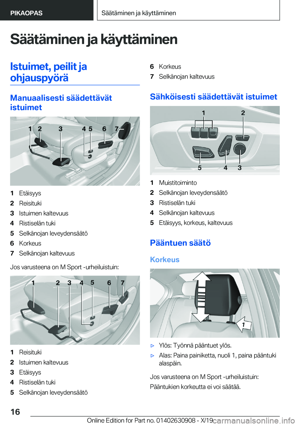 BMW X2 2020  Omistajan Käsikirja (in Finnish) �S�