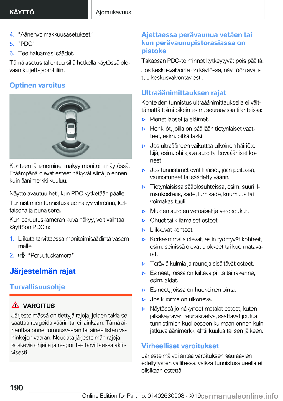 BMW X2 2020  Omistajan Käsikirja (in Finnish) �4�.w�