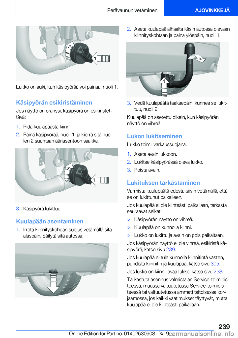 BMW X2 2020  Omistajan Käsikirja (in Finnish) �L�u�k�k�o��o�n��a�u�k�i�,��k�u�n��k�