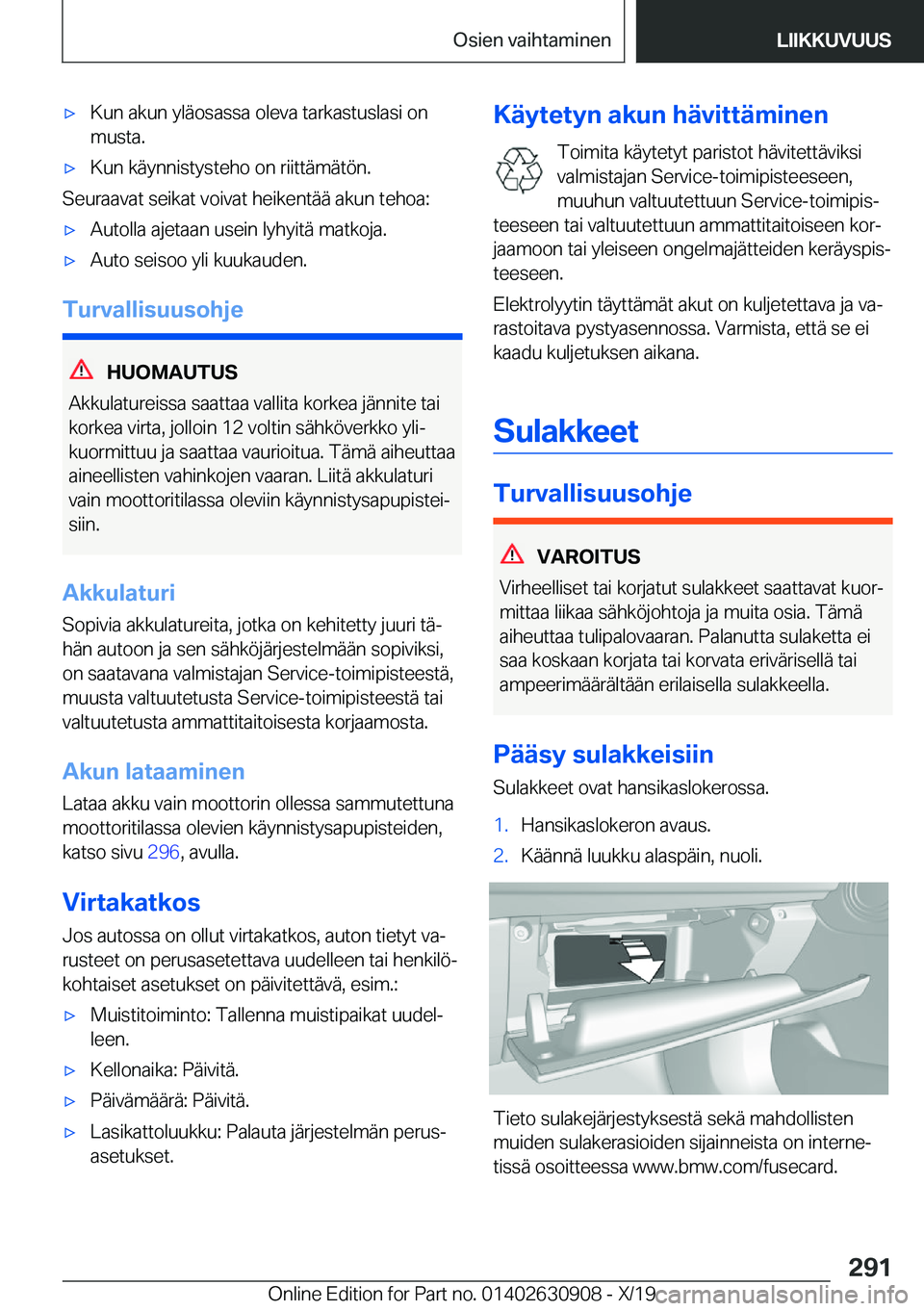 BMW X2 2020  Omistajan Käsikirja (in Finnish) x�K�u�n��a�k�u�n��y�l�