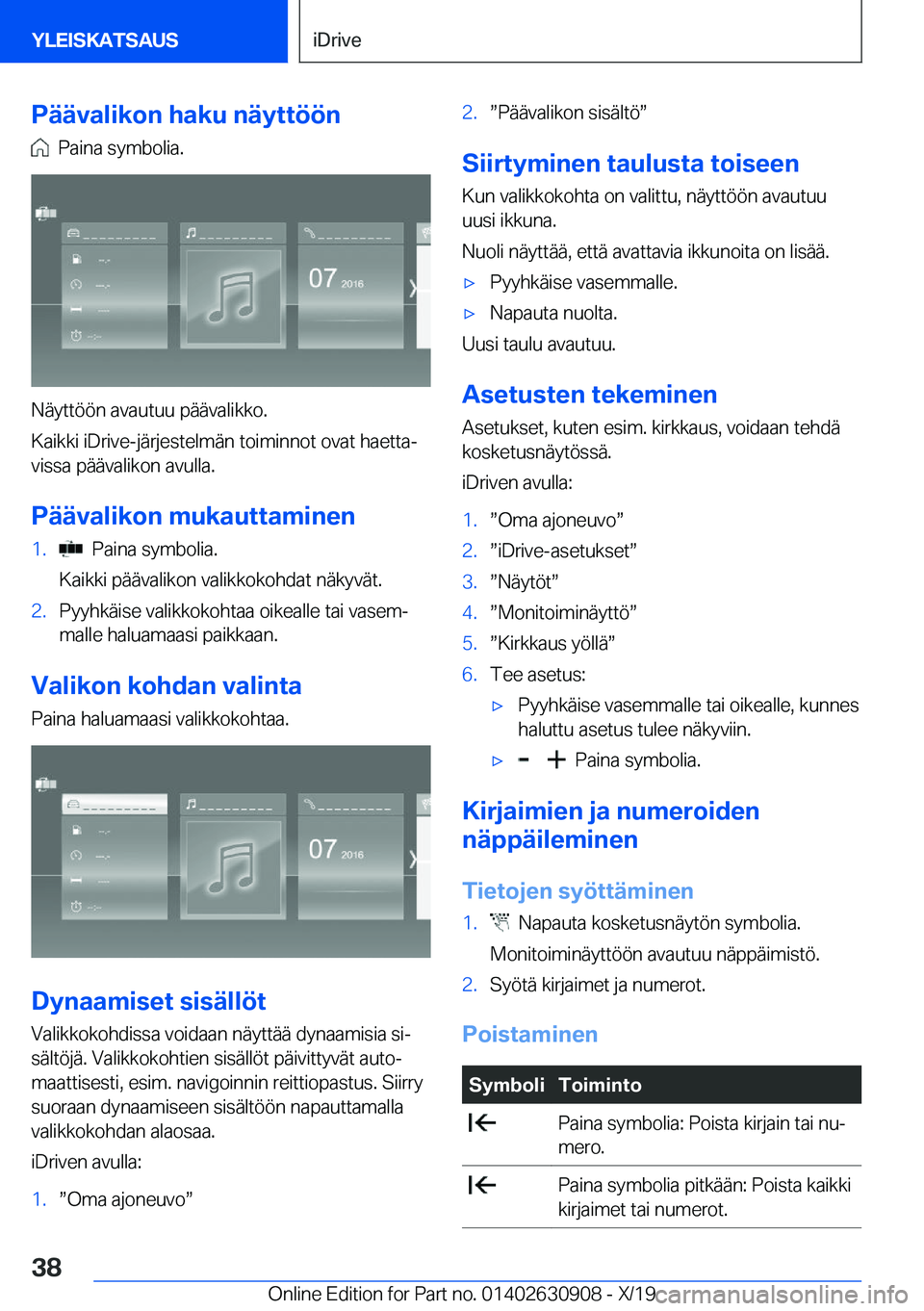 BMW X2 2020  Omistajan Käsikirja (in Finnish) �P�