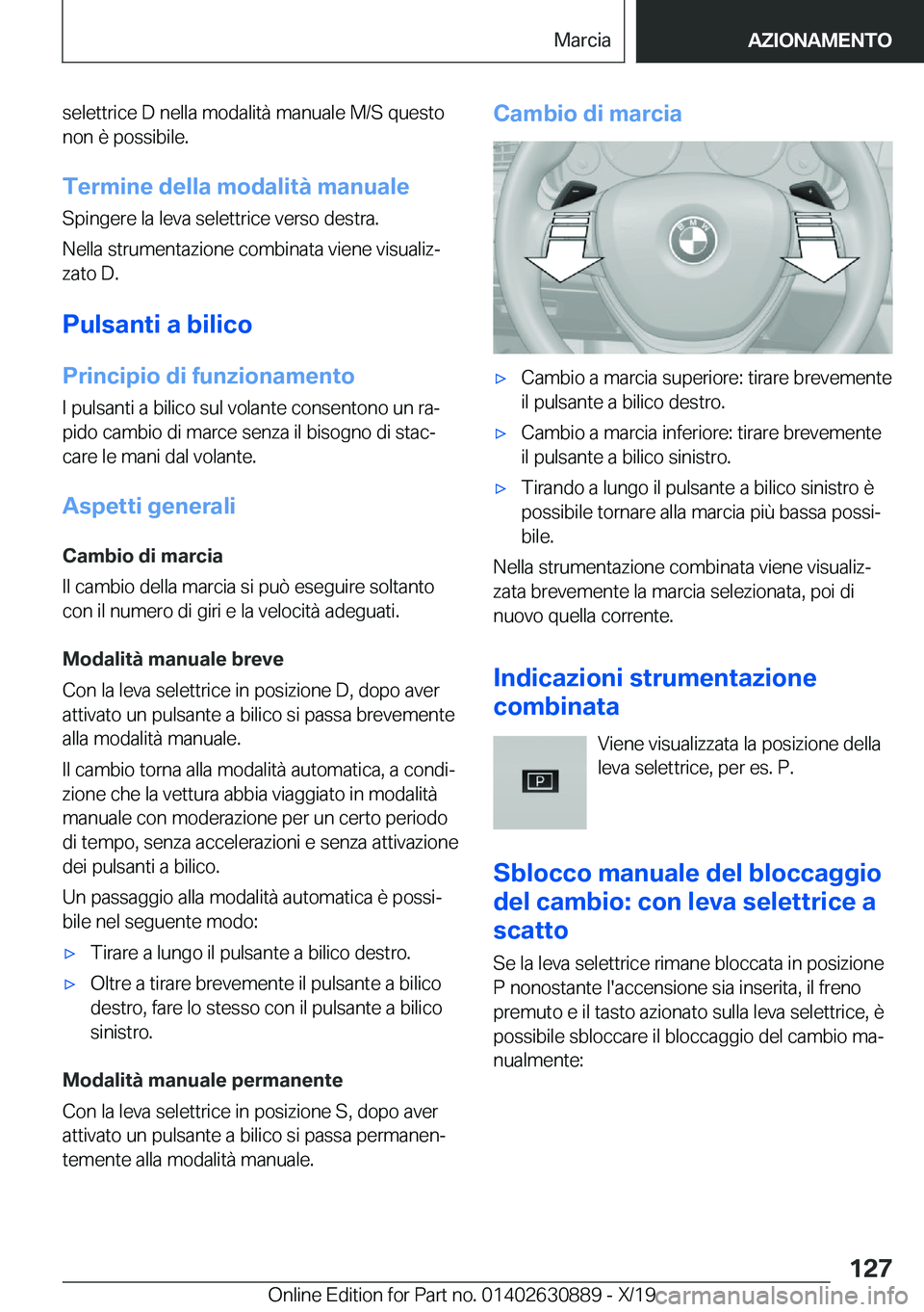 BMW X2 2020  Libretti Di Uso E manutenzione (in Italian) �s�e�l�e�t�t�r�i�c�e��D��n�e�l�l�a��m�o�d�a�l�i�t�