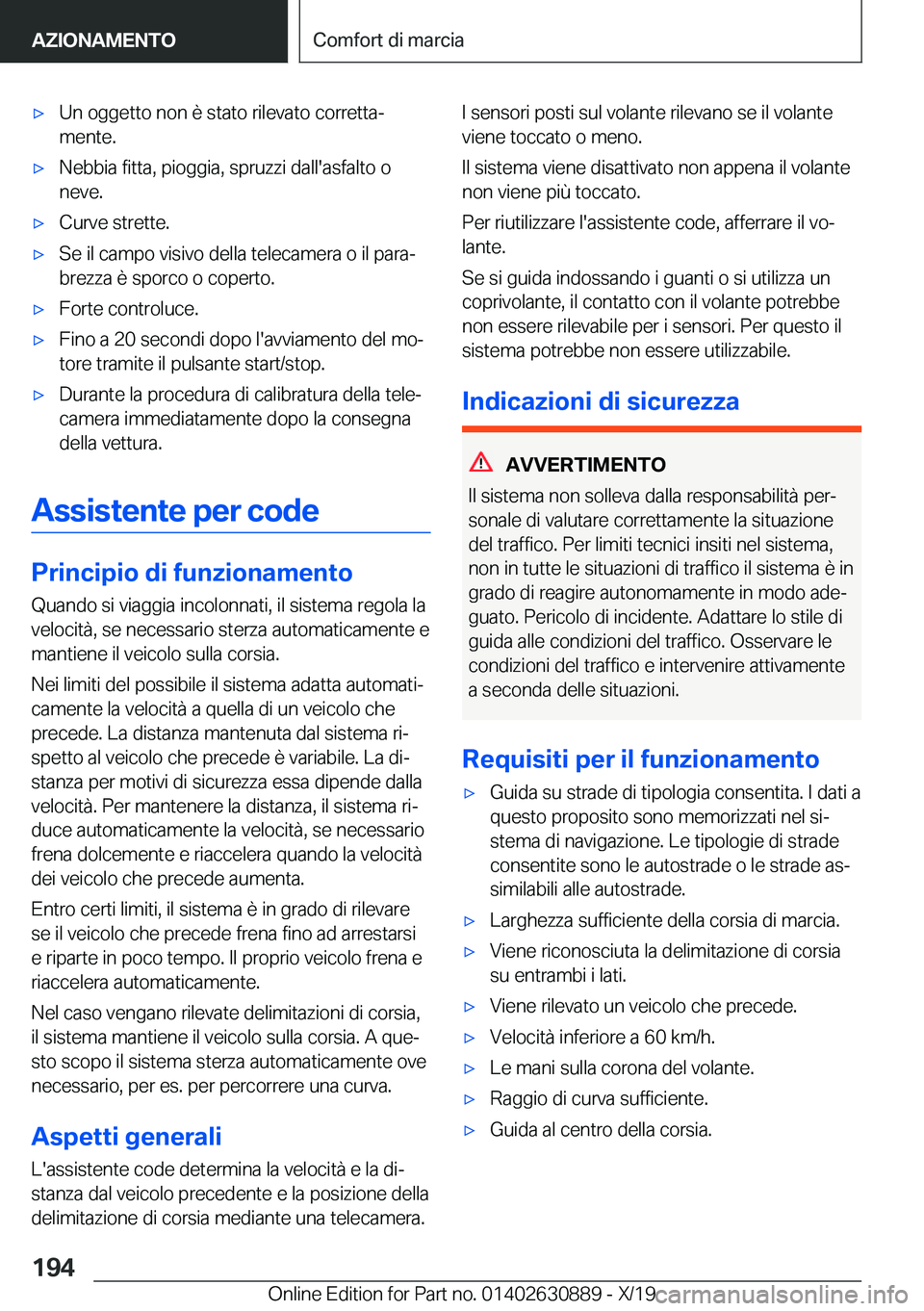 BMW X2 2020  Libretti Di Uso E manutenzione (in Italian) 'x�U�n��o�g�g�e�t�t�o��n�o�n��è��s�t�a�t�o��r�i�l�e�v�a�t�o��c�o�r�r�e�t�t�aª�m�e�n�t�e�.'x�N�e�b�b�i�a��f�i�t�t�a�,��p�i�o�g�g�i�a�,��s�p�r�u�z�z�i��d�a�l�l�'�a�s�f�a�l�t�o�