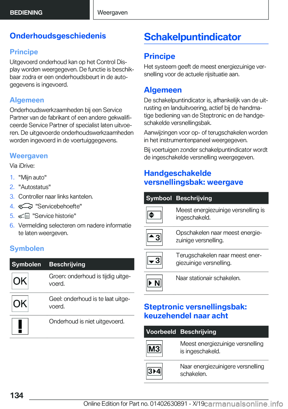 BMW X2 2020  Instructieboekjes (in Dutch) �O�n�d�e�r�h�o�u�d�s�g�e�s�c�h�i�e�d�e�n�i�s
�P�r�i�n�c�i�p�e �U�i�t�g�e�v�o�e�r�d��o�n�d�e�r�h�o�u�d��k�a�n��o�p��h�e�t��C�o�n�t�r�o�l��D�i�sj
�p�l�a�y��w�o�r�d�e�n��w�e�e�r�g�e�g�e�v�e�n�.�