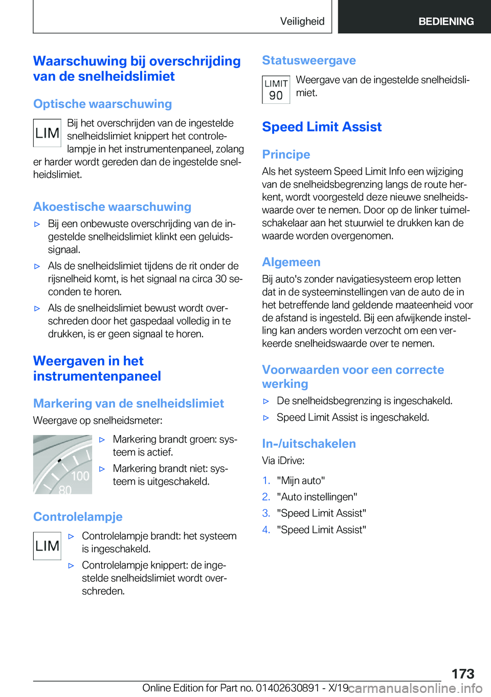 BMW X2 2020  Instructieboekjes (in Dutch) �W�a�a�r�s�c�h�u�w�i�n�g��b�i�j��o�v�e�r�s�c�h�r�i�j�d�i�n�g
�v�a�n��d�e��s�n�e�l�h�e�i�d�s�l�i�m�i�e�t
�O�p�t�i�s�c�h�e��w�a�a�r�s�c�h�u�w�i�n�g �B�i�j��h�e�t��o�v�e�r�s�c�h�r�i�j�d�e�n��v�a�