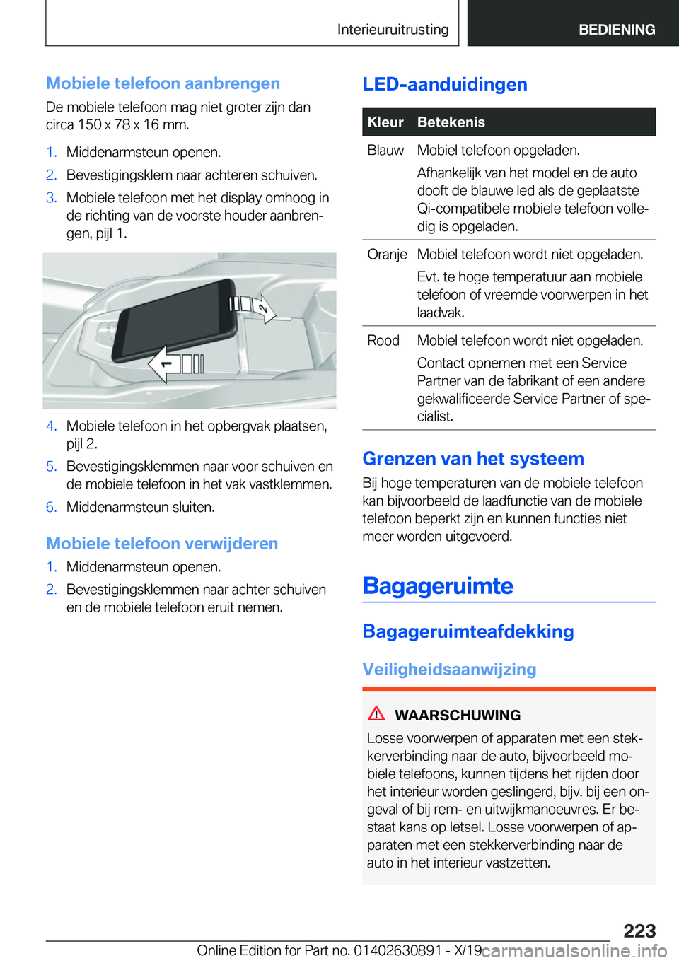 BMW X2 2020  Instructieboekjes (in Dutch) �M�o�b�i�e�l�e��t�e�l�e�f�o�o�n��a�a�n�b�r�e�n�g�e�n�D�e��m�o�b�i�e�l�e��t�e�l�e�f�o�o�n��m�a�g��n�i�e�t��g�r�o�t�e�r��z�i�j�n��d�a�n�c�i�r�c�a��1�5�0��x��7�8��x��1�6��m�m�.�1�.�M�i�d�d