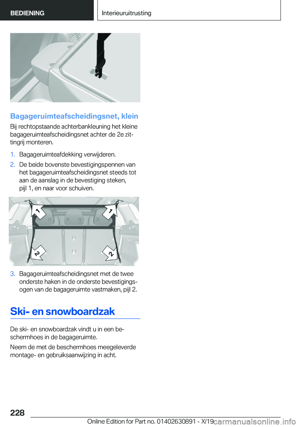BMW X2 2020  Instructieboekjes (in Dutch) �B�a�g�a�g�e�r�u�i�m�t�e�a�f�s�c�h�e�i�d�i�n�g�s�n�e�t�,��k�l�e�i�n�B�i�j��r�e�c�h�t�o�p�s�t�a�a�n�d�e��a�c�h�t�e�r�b�a�n�k�l�e�u�n�i�n�g��h�e�t��k�l�e�i�n�e
�b�a�g�a�g�e�r�u�i�m�t�e�a�f�s�c�h�e�