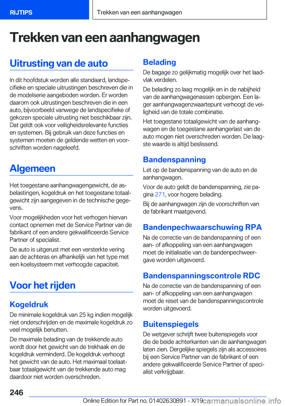 BMW X2 2020  Instructieboekjes (in Dutch) �T�r�e�k�k�e�n��v�a�n��e�e�n��a�a�n�h�a�n�g�w�a�g�e�n�U�i�t�r�u�s�t�i�n�g��v�a�n��d�e��a�u�t�o
�I�n��d�i�t��h�o�o�f�d�s�t�u�k��w�o�r�d�e�n��a�l�l�e��s�t�a�n�d�a�a�r�d�,��l�a�n�d�s�p�ej�c�