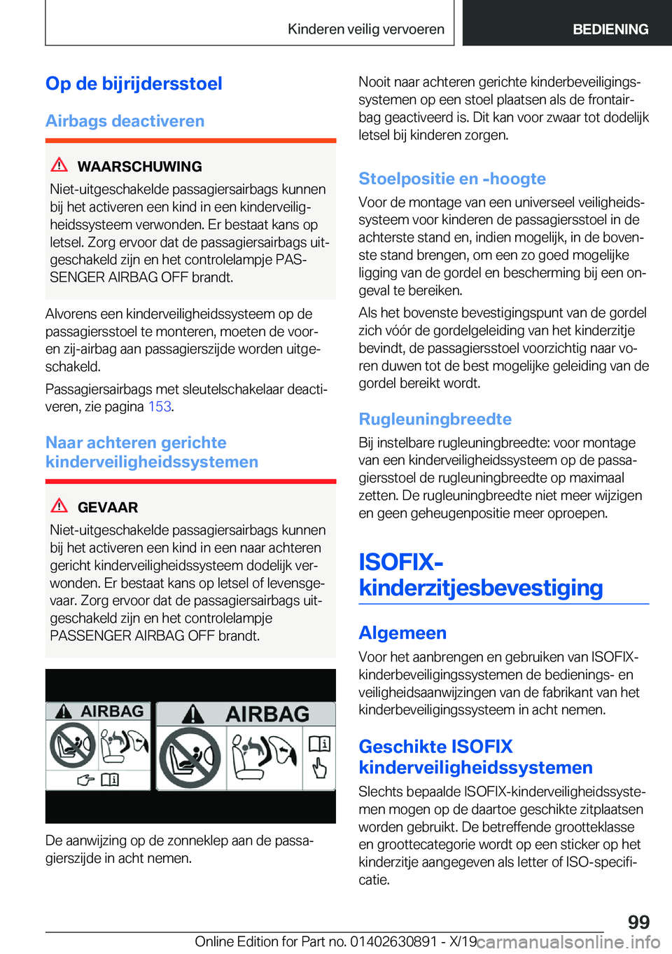 BMW X2 2020  Instructieboekjes (in Dutch) �O�p��d�e��b�i�j�r�i�j�d�e�r�s�s�t�o�e�l
�A�i�r�b�a�g�s��d�e�a�c�t�i�v�e�r�e�n
�W�A�A�R�S�C�H�U�W�I�N�G
�N�i�e�t�-�u�i�t�g�e�s�c�h�a�k�e�l�d�e��p�a�s�s�a�g�i�e�r�s�a�i�r�b�a�g�s��k�u�n�n�e�n �b�i