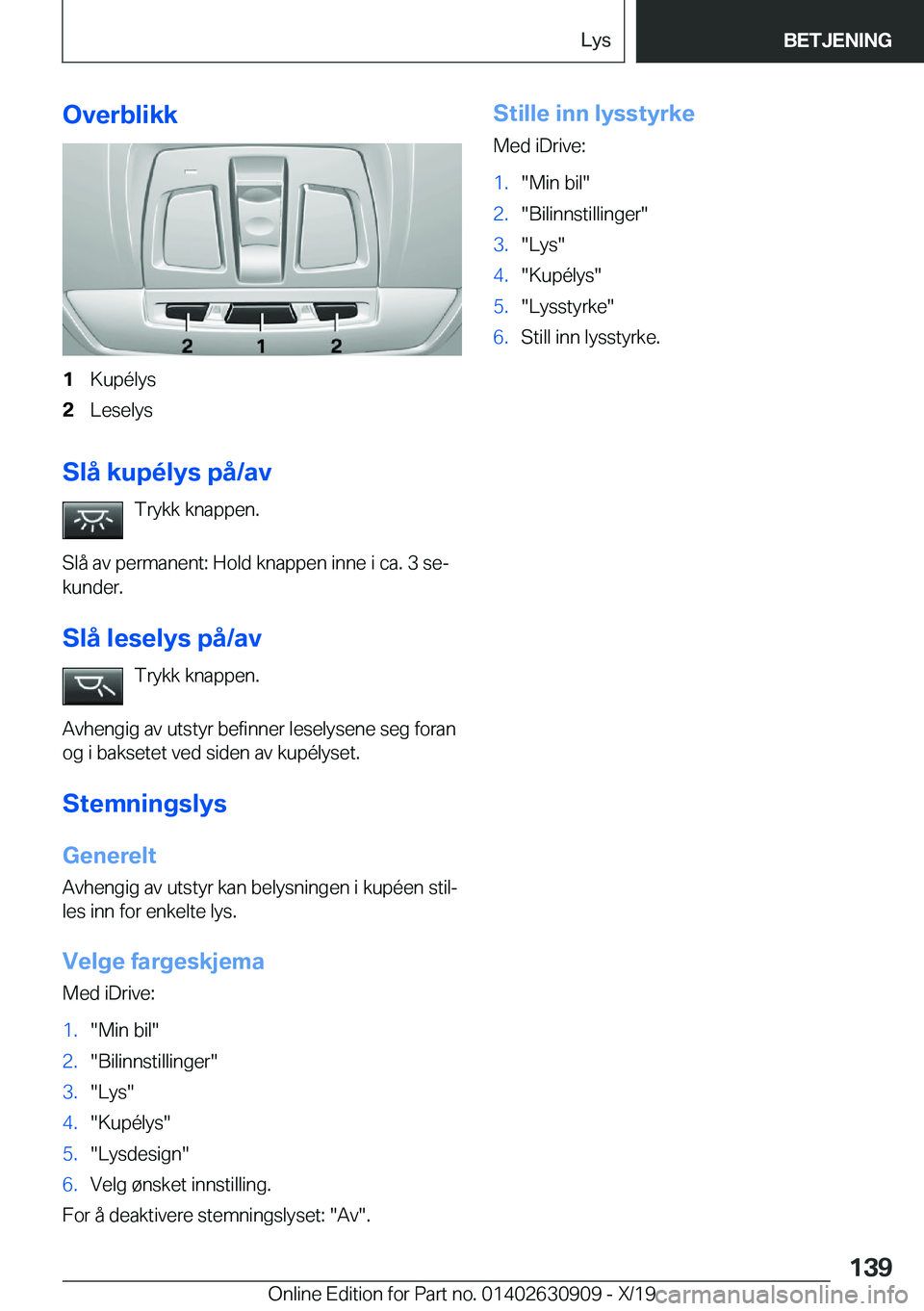 BMW X2 2020  InstruksjonsbØker (in Norwegian) �O�v�e�r�b�l�i�k�k�1�K�u�p�