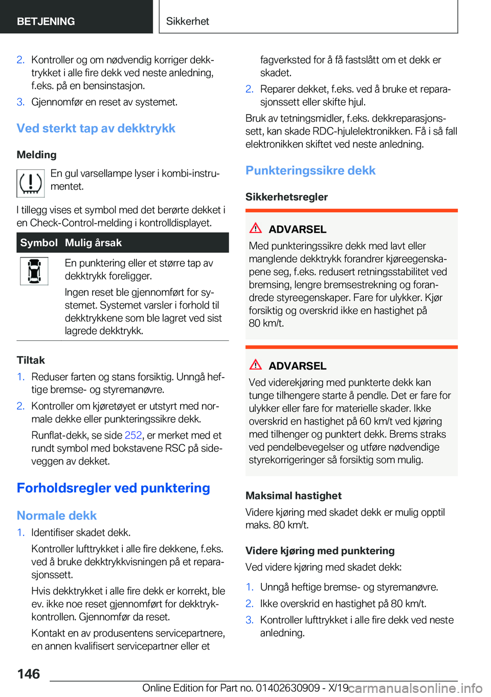 BMW X2 2020  InstruksjonsbØker (in Norwegian) �2�.�K�o�n�t�r�o�l�l�e�r��o�g��o�m��n�