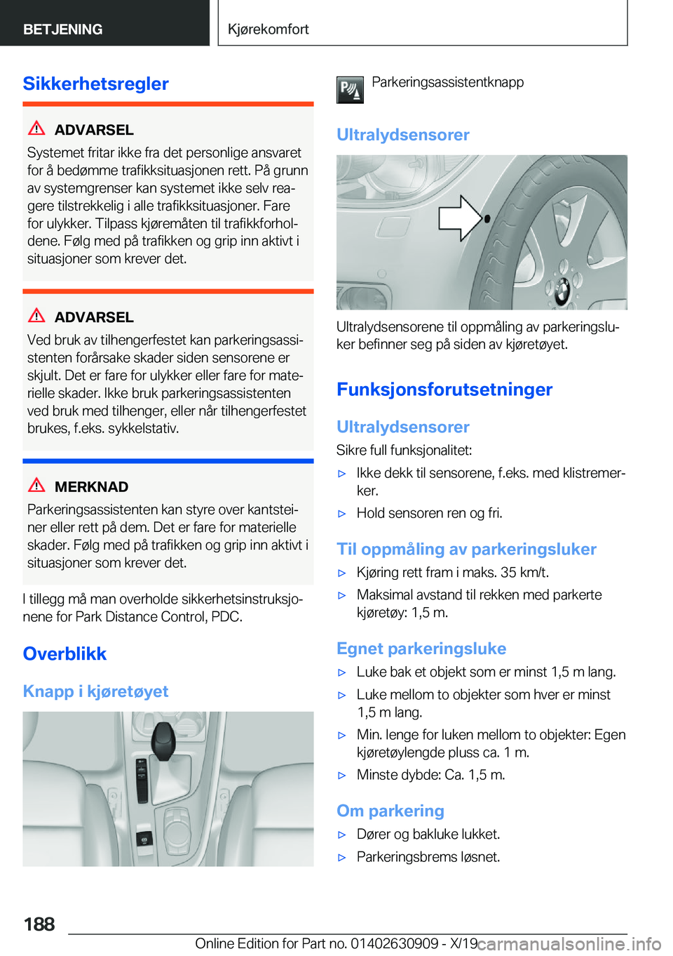 BMW X2 2020  InstruksjonsbØker (in Norwegian) �S�i�k�k�e�r�h�e�t�s�r�e�g�l�e�r
�A�D�V�A�R�S�E�L
�S�y�s�t�e�m�e�t��f�r�i�t�a�r��i�k�k�e��f�r�a��d�e�t��p�e�r�s�o�n�l�i�g�e��a�n�s�v�a�r�e�t
�f�o�r��å��b�e�d�