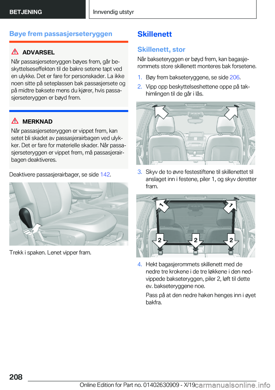 BMW X2 2020  InstruksjonsbØker (in Norwegian) �B�