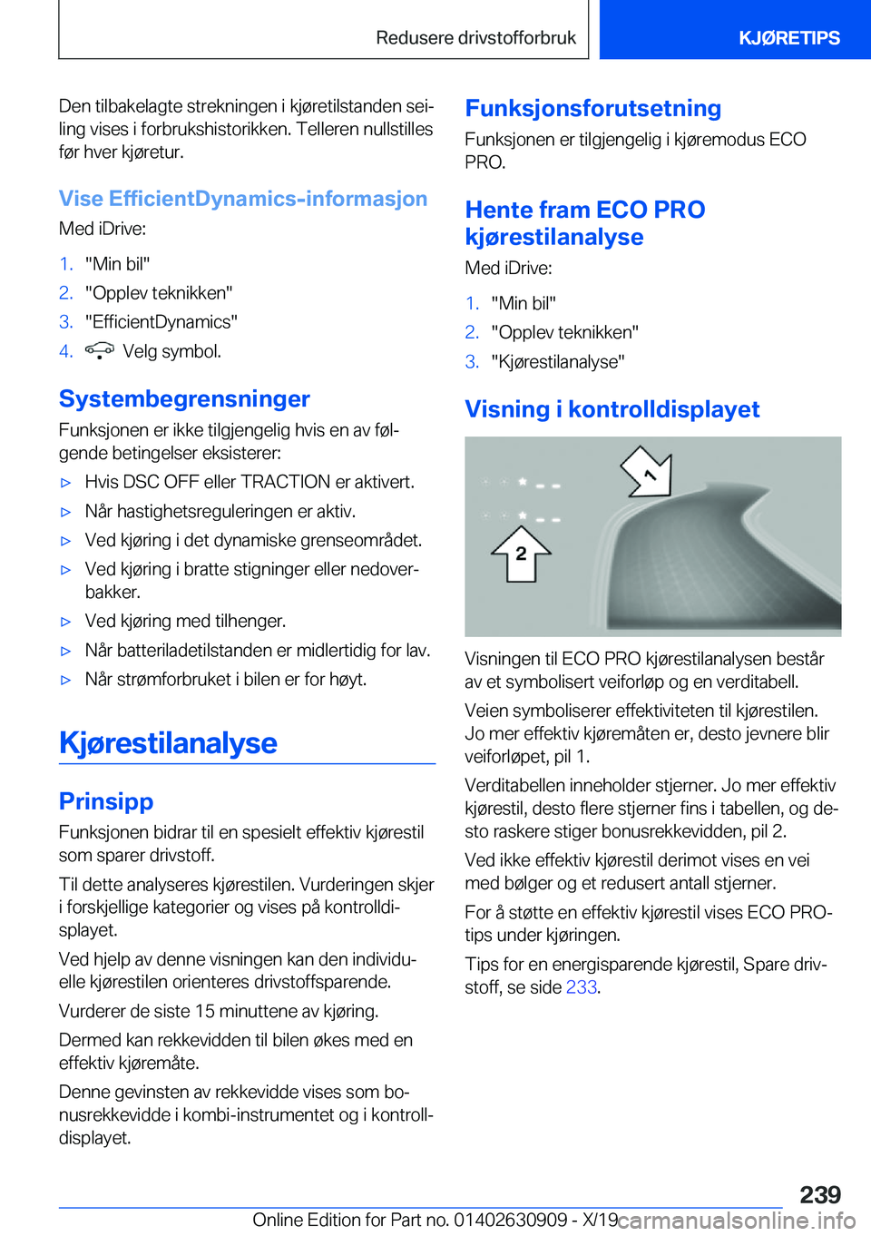 BMW X2 2020  InstruksjonsbØker (in Norwegian) �D�e�n��t�i�l�b�a�k�e�l�a�g�t�e��s�t�r�e�k�n�i�n�g�e�n��i��k�j�