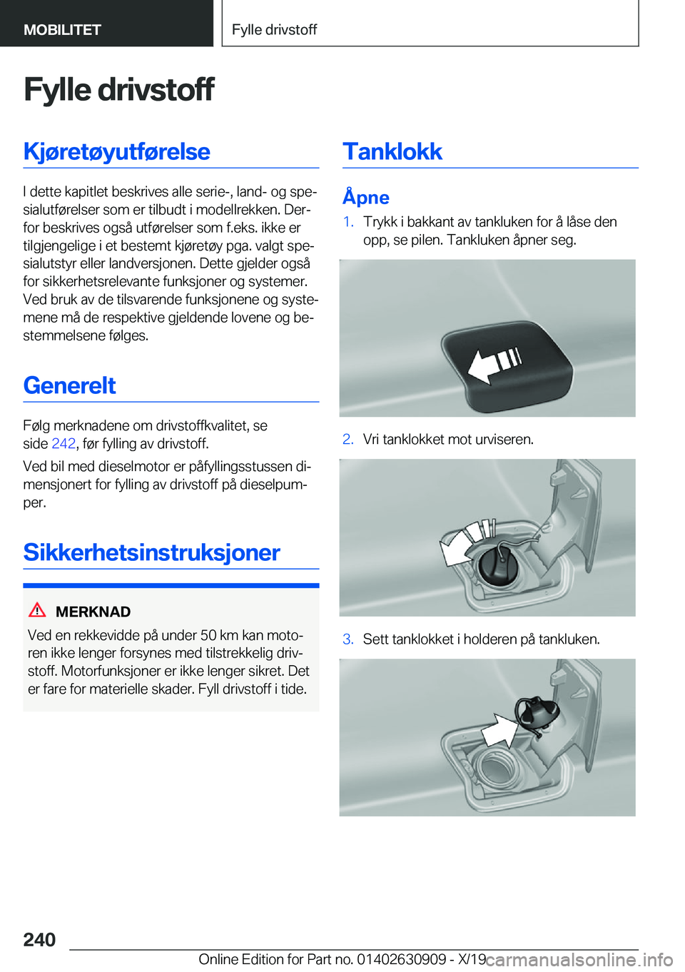BMW X2 2020  InstruksjonsbØker (in Norwegian) �F�y�l�l�e��d�r�i�v�s�t�o�f�f�K�j�