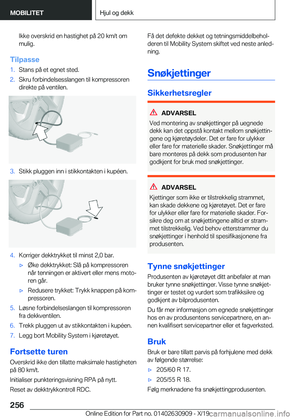 BMW X2 2020  InstruksjonsbØker (in Norwegian) �I�k�k�e��o�v�e�r�s�k�r�i�d��e�n��h�a�s�t�i�g�h�e�t��p�å��2�0��k�m�/�t��o�m
�m�u�l�i�g�.
�T�i�l�p�a�s�s�e
�1�.�S�t�a�n�s��p�å��e�t��e�g�n�e�t��s�t�e�d�.�2�.�S�k�r�u��f�o�r�b�i�n�d�e�l�s�