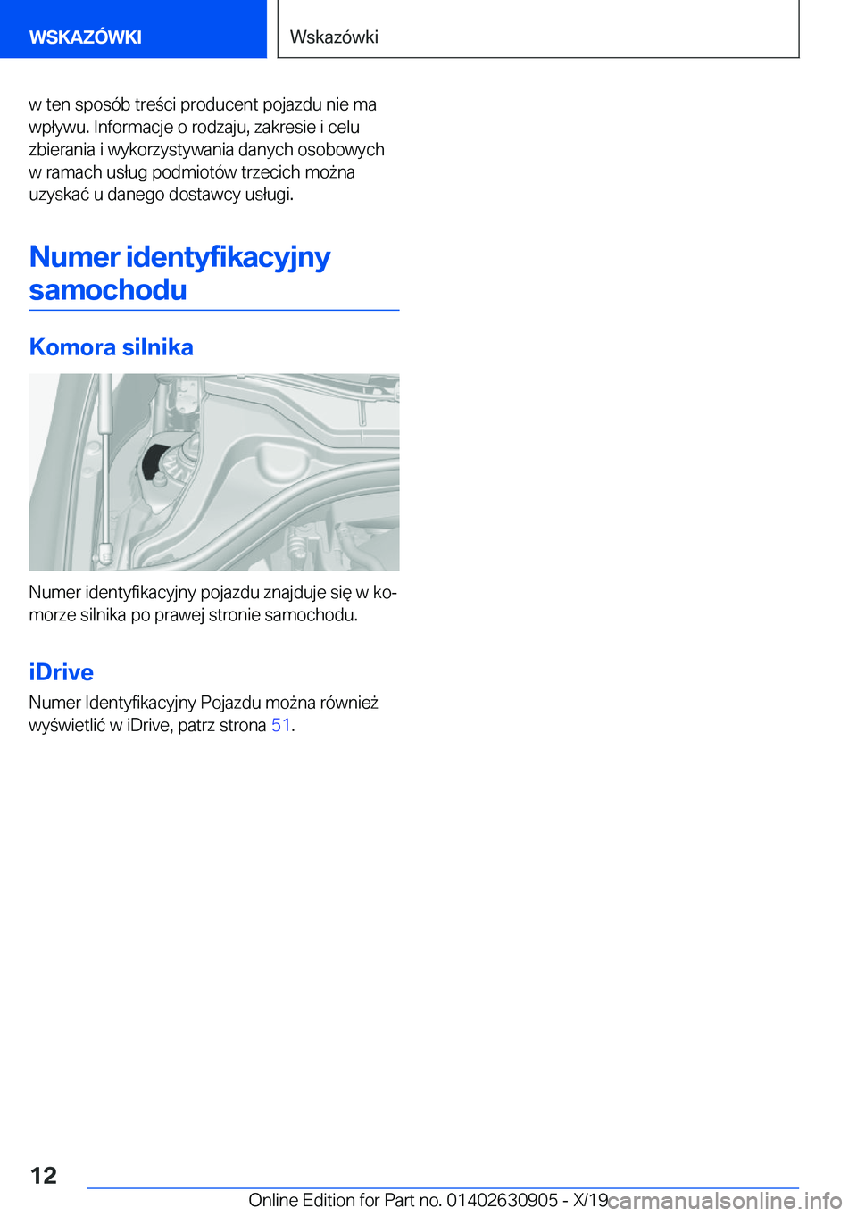 BMW X2 2020  Instrukcja obsługi (in Polish) �w��t�e�n��s�p�o�s�