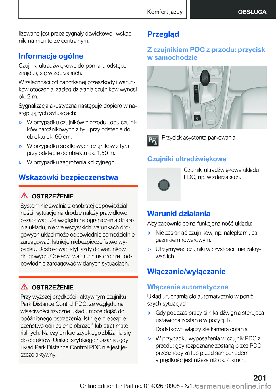 BMW X2 2020  Instrukcja obsługi (in Polish) �l�i�z�o�w�a�n�e��j�e�s�t��p�r�z�e�z��s�y�g�n�a�ł�y��d7�w�i�