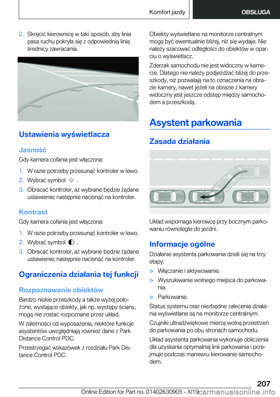 BMW X2 2020  Instrukcja obsługi (in Polish) �2�.�S�k�r�