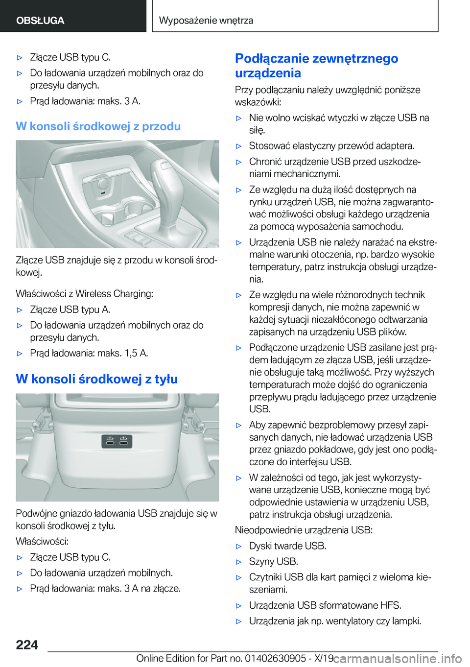 BMW X2 2020  Instrukcja obsługi (in Polish) 'x�Z�ł�